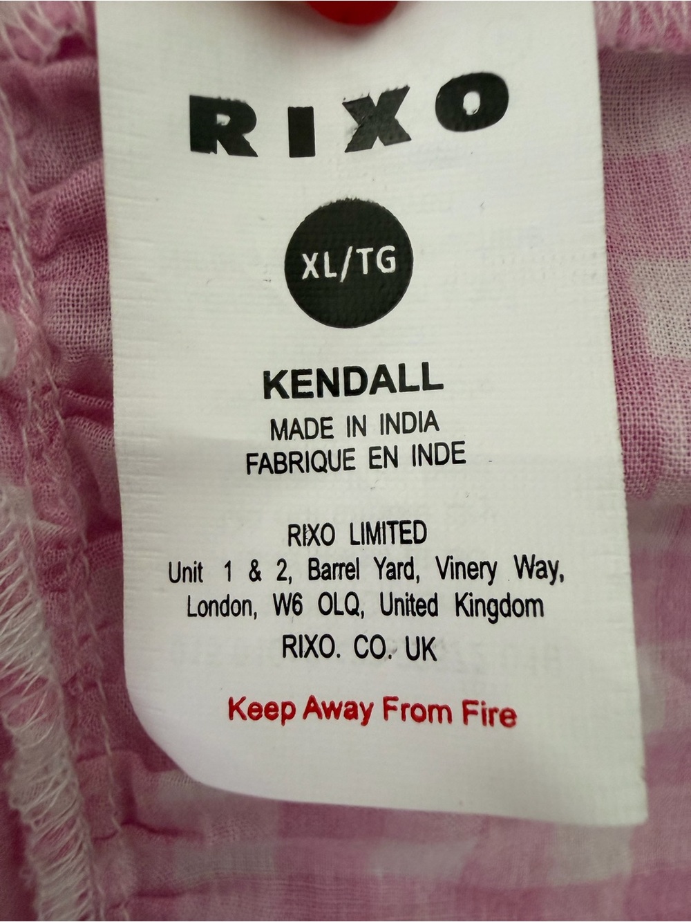 NWT - Kendall Cotton Pink Gingham Midi Dress (XL) - Picture 10 of 13